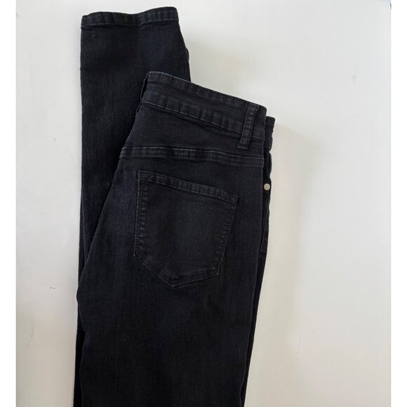 Distressed Jeans 13 Black Skinny High Waist Grunge Streetwear Urban Chic